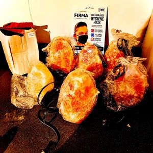 Real salt lamps 6 to 8 inches New